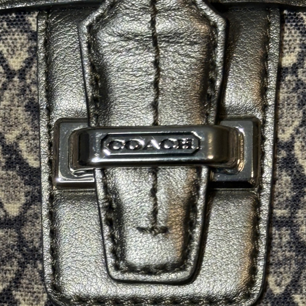 Coach Taylor Snake Print Satchel w/ Gunmetal (2013) - NWOT - Picture 5 of 8